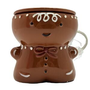 Pink Zebra Wax Warmer Simmer Pot - Gingerbread Man - Holiday Home Fragrance